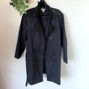 Target Brand Black Trench Coat
